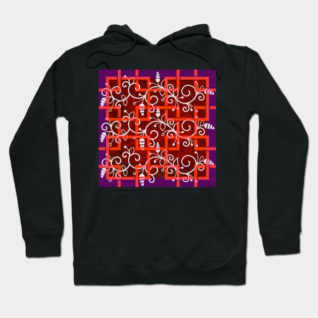 Vines on Lattice Hoodie by DANAROPER